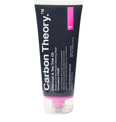 Xhel pastrues Carbon Theory Charcoal & Tea Tree Oil Breakout Control, 200 ml