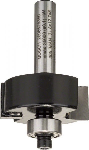 Freza Bosch 2608628350 për rabbete, gjatësi 54 mm, diametër stine 8 mm