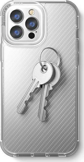 Mbrojtëse telefoni Uniq Combat për iPhone 13 Pro / 13 6.1\", aramid, gri frost