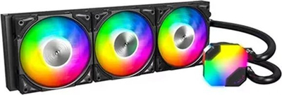 Ftohës CPU Montech HyperFlow ARGB 360, All in One, radiator 360mm, i zi