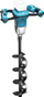 Trapanuese toke me bateri Dedra SAS+ALL DED7189, motor pa furça, vidë 15×80 cm, blu