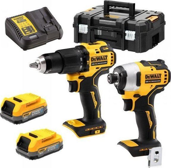 Makine shpimi DeWALT XR, 18V, pa kabllo, e verdhë