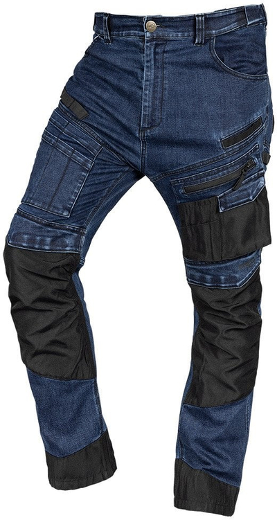 Pantallona pune NEO TOOLS DENIM, Oxford, XXXL, blu e errët