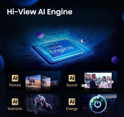 TV Hisense 55U7Q, 55", 4K Mini LED, i zi