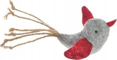 Lodër për mace BK-16022 zog, jute, 23x7.5cm, portokalli
