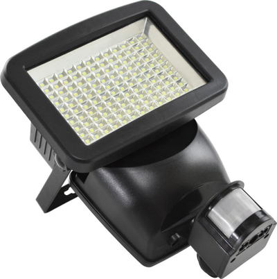 Prozhektor diellor LED pa markë, 120 SMD, sensor lëvizjeje, i zi