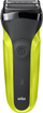 Rroje elektrike Braun Series 3 300S, 3 Flex, lahet me ujë, jeshile