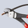 Дијагонални клешти Knipex 74 06 180 VDE, 180mm, изолирани рачки, хромирани