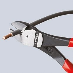 Дијагонални клешти Knipex 74 06 180 VDE, 180mm, изолирани рачки, хромирани