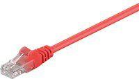 Kabllo rrjeti MicroConnect B UTP50025R, RJ45 RJ45, Cat5e, 0.25m, e kuqe
