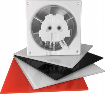 Ventilator për banjo Fan dRim 100 DTS, 100mm, me timer, i bardhë