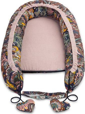 Fole bebe Sensillo Cocoon Waffle Boho, 80x45 cm, rozë e pistë