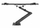 Mbajtës TV për mur Serioux TV61-443, 32"-70", 50 kg, i zi