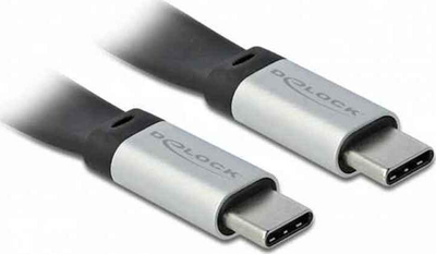Kabllo USB C në USB C DeLOCK 85926, 0.22 m, USB 3.2 Gen 2, e zezë