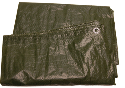 Çadër mbrojtëse Green It Light Tarpaulin, 6 x 10 m, 60 m², e gjelbër