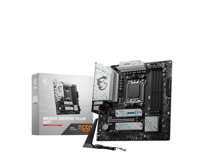 Pllakë amë MSI B650M Gaming Plus WiFi, DDR5, Wi Fi 6E, e zezë