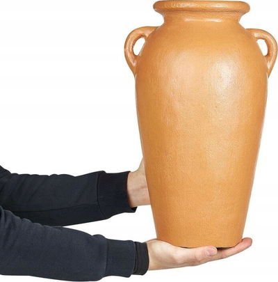 Vazo dekorative DABONG Ceramic, terrakote, 42 cm, portokalli
