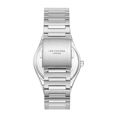 Ora dore Lee Cooper LC08288.330, 42mm, rrip metalik, argjendi