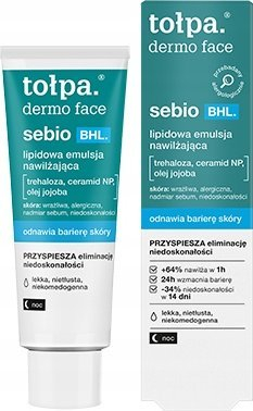 Emulsion hidratues fytyre Tołpa Sebio BHL, lipid, 40 ml
