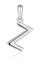 Pendant për varëse JVD SVLP0948XH2000Z "Z", e argjendtë