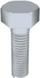 Завртка со шестеространа глава Keno M10, 30mm, метална