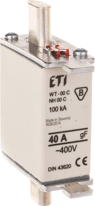 Siguresë Eti Polam NH00C, 40A gF, 400V