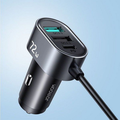 Полнач за автомобил Joyroom JR-CL05, 5x USB-А, 3A, црн
