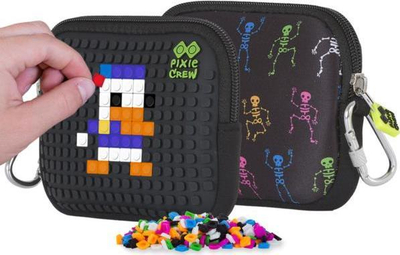 Çantë ruajtëse Pixie Crew Storage Pouch Skeleton, panel silikoni, 15 cm, me shumë ngjyra