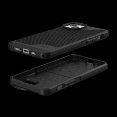 Mbrojtëse telefoni Urban Armor Gear Metropolis LT, MagSafe, për iPhone 15 Plus, Kevlar, e zezë