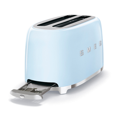 Thekëse buke SMEG 50's Style TSF02PBEU, 1500 W, 4 copë, e kaltër pastel