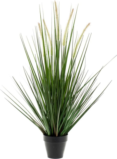 Вештачко растение Emerald Alopecurus Grass 418166, 120 cm, зелено