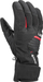 Doreza skish Leki Vision GTX për burra, softshell, neopren, të zeza me të kuqe