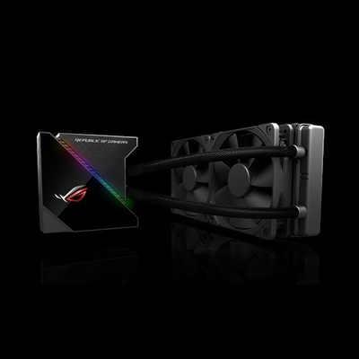 Ftohës me ujë ASUS ROG RYUJIN 240, 12 cm, i zi