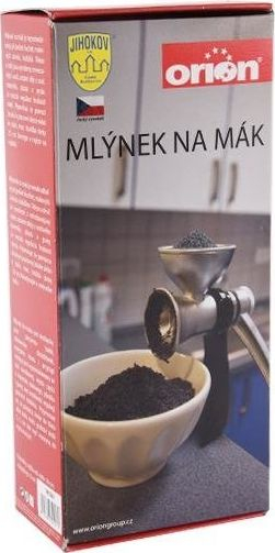 Mulli me dorë për fara lulëkuqe Orion JIHOKOV, inox, ngjyrë argjendtë
