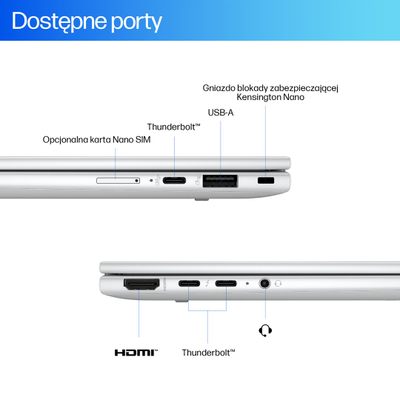 Laptop konvertues HP EliteBook X Flip G1i, 14", Intel Core Ultra, 32GB RAM, 512GB SSD, ngjyrë argjendi