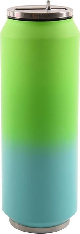Termus Orion Termoplechovka, 0.7L, çelik inoks, jeshile blu