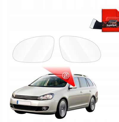 Fole mbrojtëse pasqyrash GRIZZ ZeroDrop, Volkswagen Golf 6 Variant 2009-2014, transparente