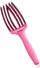 Furçë flokësh Olivia Garden Fingerbrush Dolce Vita, qime natyrale dhe najloni, rozë Pink Granita