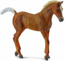 Фигурина Collecta ждребе во одење, боја кестен