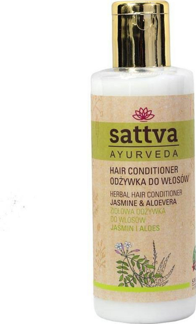 Balsam flokësh Sattva Ayurveda me jasemin edhe aloe, për çdo lloj flokësh, 210 ml