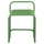 Stol Intrepid prej alumini 40x38x42,5-55Hcm (HM6326.07), gjelbër