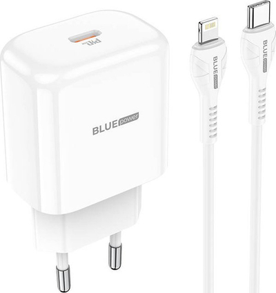 Karikues muri BLUE Power BBN3, 20W, 3A, 1 x USB C, i bardhë