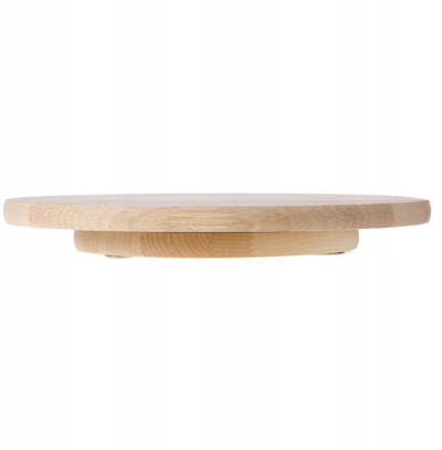 Вртлива даска за пица Wooden Kitchen, 35 cm, природно дрво, кафеава