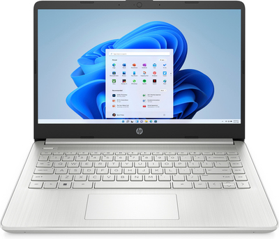 Laptop HP 14s-dq3331nw, 14", Intel Celeron, 4GB RAM, 256GB SSD, Intel UHD Graphics, i argjendtë