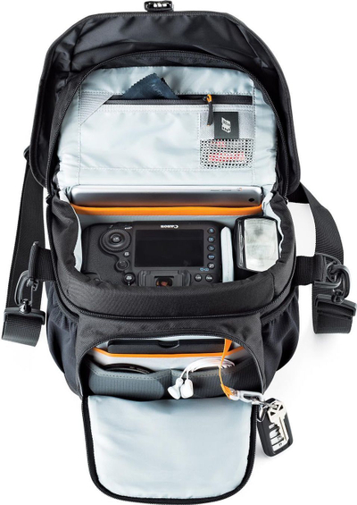 Фотографска торба Lowepro Nova 170 AW II, за DSLR, отпорна на временски услови, црна