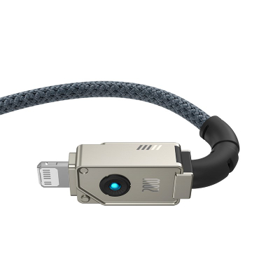 Kabllo USB-C në Lightning Baseus Unbreakable, 20W, 1m, e bardhë