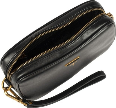 Çantë burrash Guess Vezzola HMESCA, eco-leather, 20 x 5 x 13 cm, e zezë