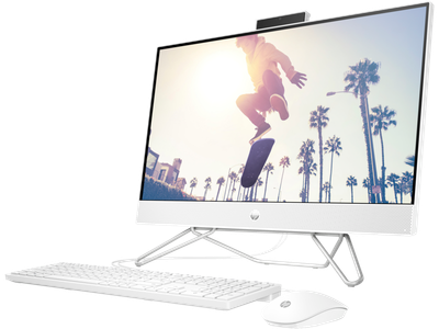 Kompjuter All-in-one HP 24-cb1370nh, 23.8", Intel Core i3-1215U, 8GB RAM, 256GB SSD + tastierë & maus