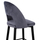 Karrige bar Harper HM8526.01, velvet, kornizë metalike, gri