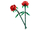 Set lodër LEGO Roses 40460, 2 trëndafila dekorativë, mbi 8 vjeç, të kuq